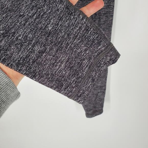 Lululemon Heathered Black 28" Wunder Under High Rise Tight Leggings 8 - Picture 5 of 10